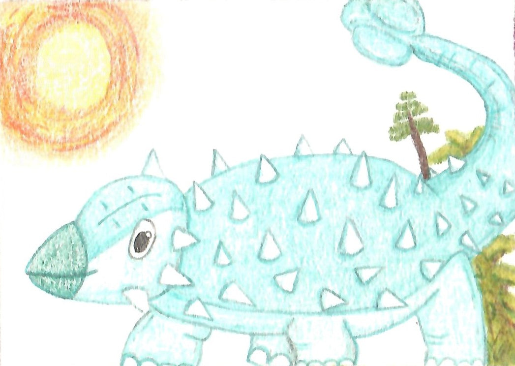 Anklylosaurus ACEO Print